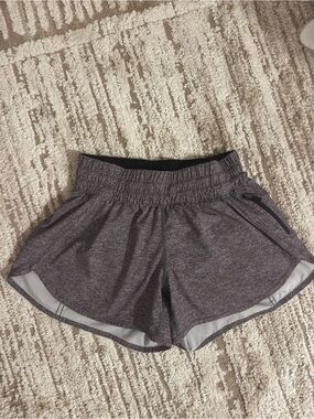 Lululemon Women's Heather Gray Running Shorts